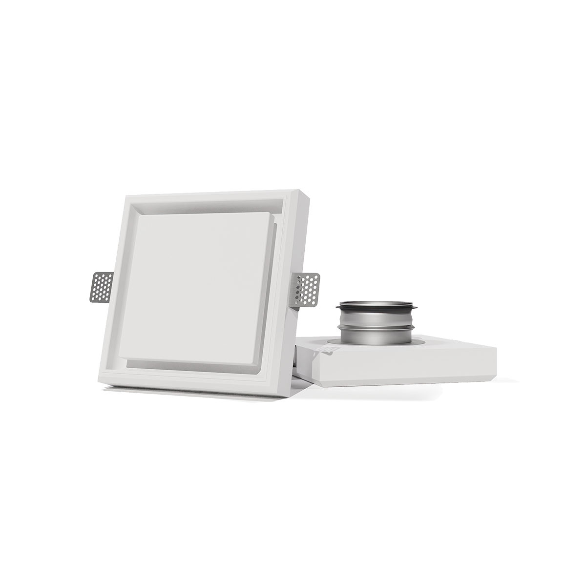 Диффузор под покраску скрытого монтажа SECRET SOFT FRAME D100мм