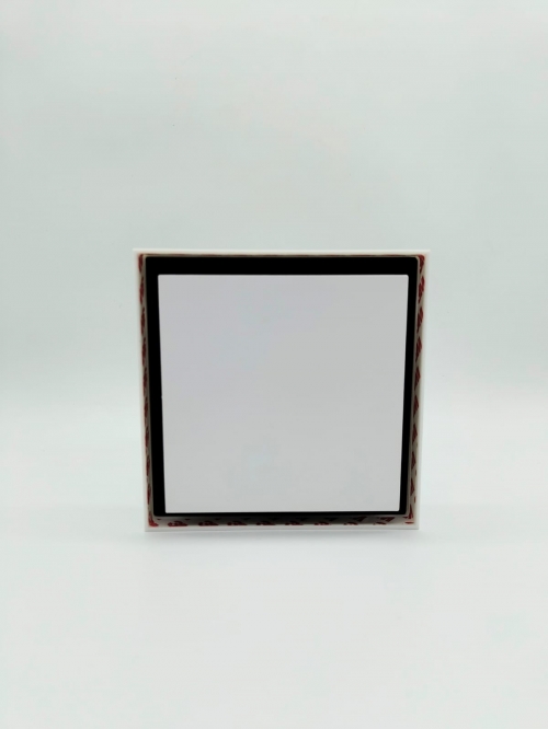 Теневой магнитный диффузор с вентилятором квадрат для натяжных потолков 150x150/100 мм